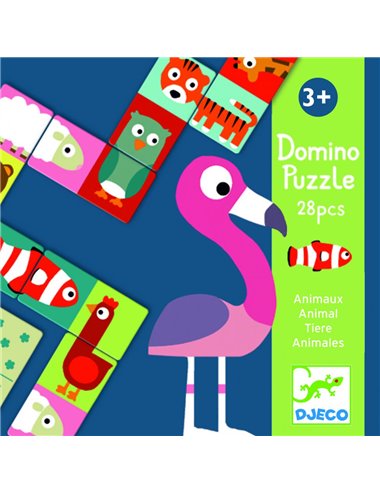 Domino puzzle  Zvieratká
