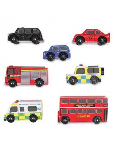Le Toy Van Set autíčok Londýn